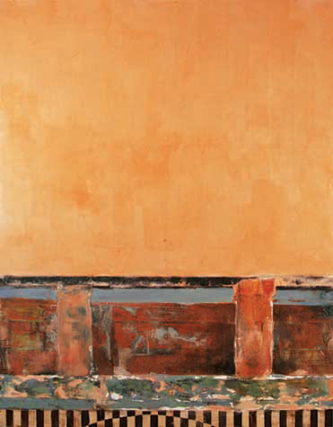 Joshua Nierodzinski: "Little Portuguese Bend", Oil and acrylic on panel