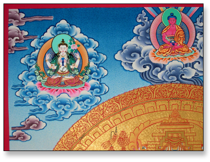 "White Tara" (detail) - Kancha Lama