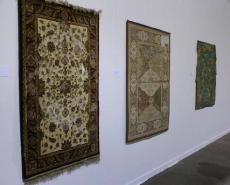 Maryam Molki - RISD MFA Painting '08 - altered rugs