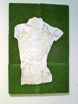 Anna Shapiro - Torso (contour lines)