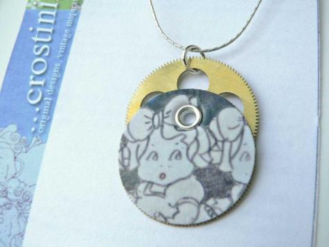 Crostini Designs "Sorelle" Neckalce only at OAK Boston
