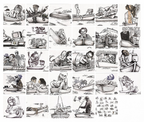 "Adrift, The Boat Series" by William Schaff