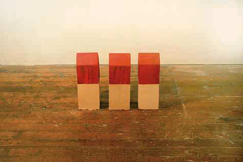 Nathaniel Allen: "Three Over Three", Mixed-media