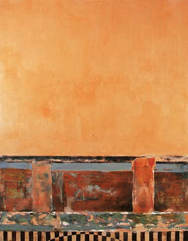 Joshua Nierodzinski: "Little Portuguese Bend", Oil and acrylic on panel