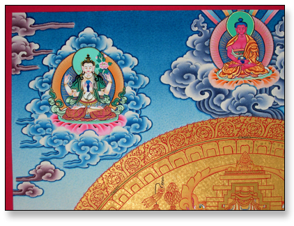 "White Tara" (detail) - Kancha Lama