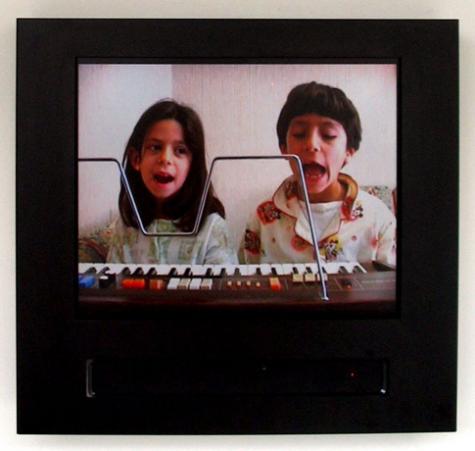 Ziad Antar "Wa" (2004), video, installation view