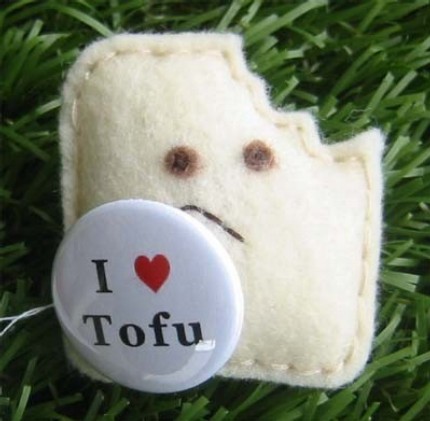 Irked Tofu Felt Pincushion by buttonarcade